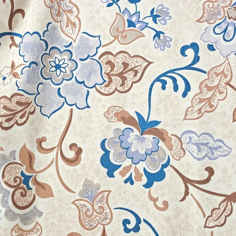 Floral Drapery Panels Pair 64x63